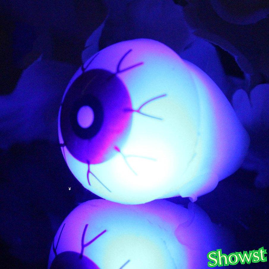 Halloween Innovative Eyes Luminous Ring Terror Flashing Ring Finger Light