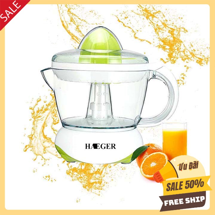 Máy vắt cam Haeger cao cấp 0.7L tự động ko nút ấn