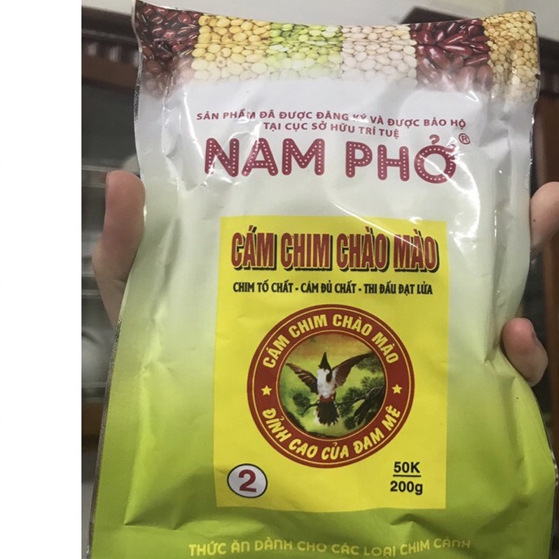 Cám chim chào mào số 2 Nam Phở cao cấp 200g Phụ kiện lồng chim Kabosa