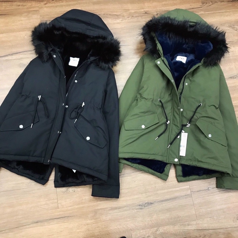 Áo Parka lót lông siêu ấm