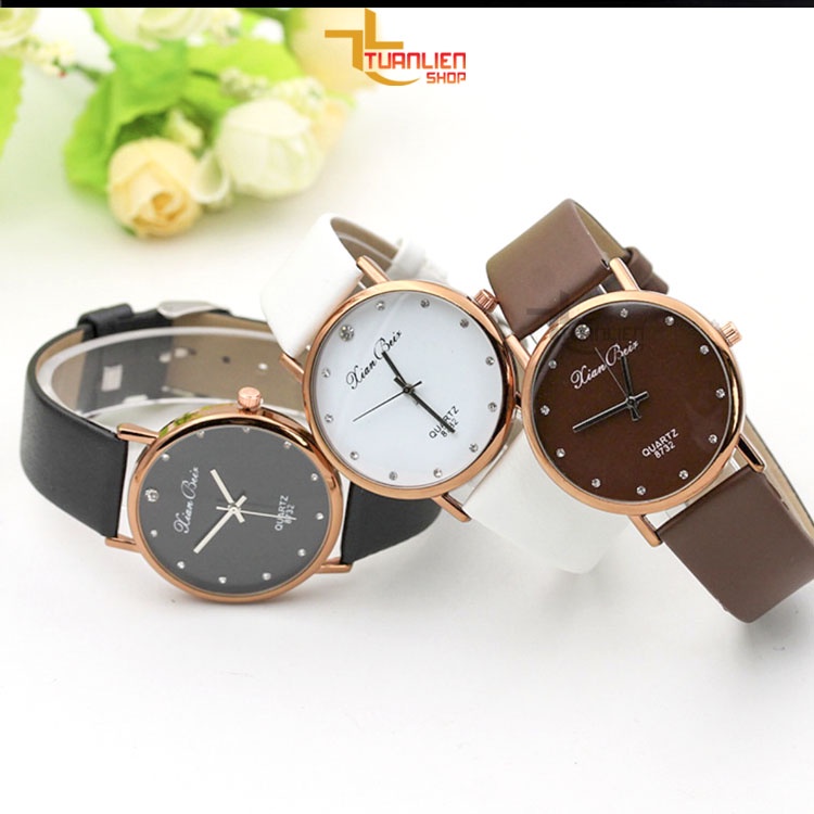 Đồng Hồ Nam Nữ TL939, Dây Da, Chịu Nước Tốt