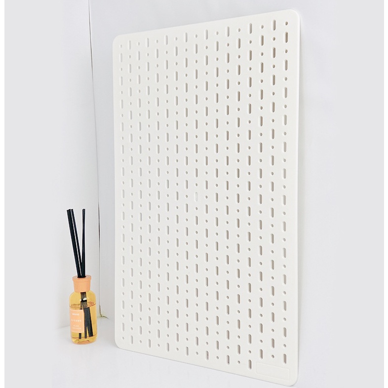 Bảng Pegboard giá treo dụng cụ và trang trí tường màu trắng