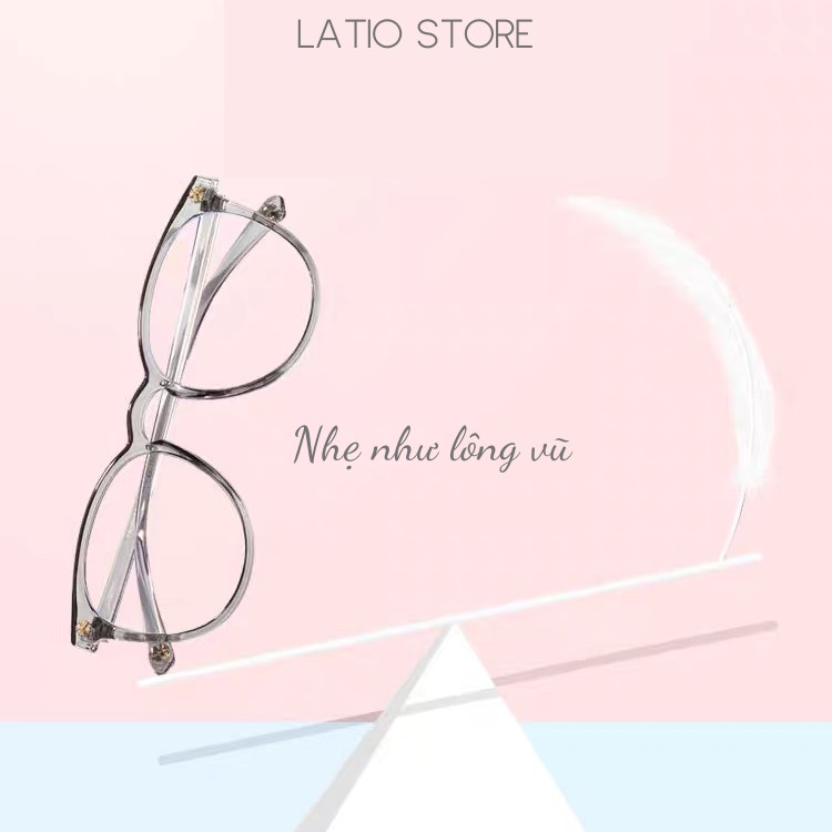Mắt kính nữ đẹp thời trang cao cấp giá rẻ hoạ tiết hoa cúc LATIO KM11 | BigBuy360 - bigbuy360.vn