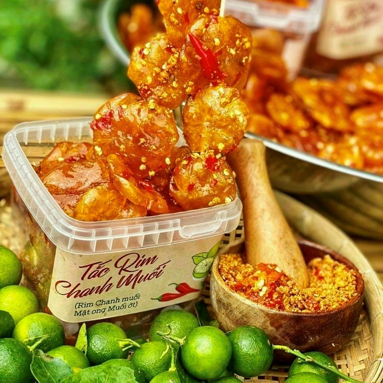 Hũ 500g Tắc Rim Chanh Muối Tomyum