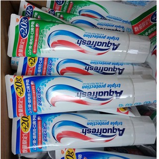 Combo 5 tuýp Kem đánh răng Aquafresh Nhật Bản tuýt 160g ( 140g +20 g )