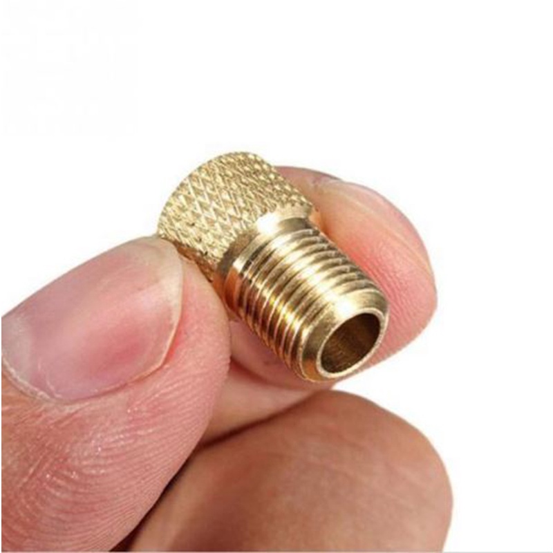 Đầu chuyển đổi van Presta sang Schrader phù hợp để bơm lốp xe đạp