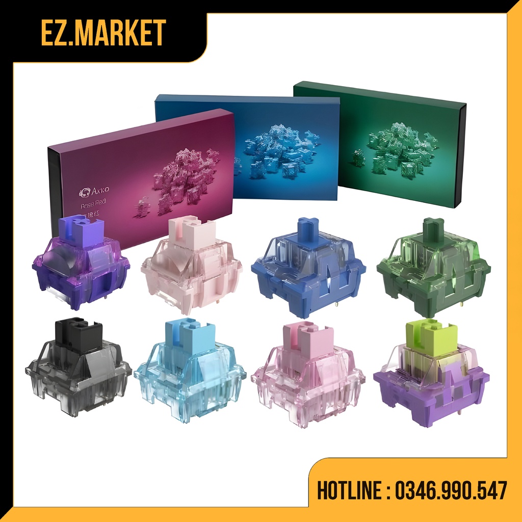 Bộ Switch Chính Hãng AKKO Bàn Phím Cơ 45 Cái/Bộ | EZ.Market