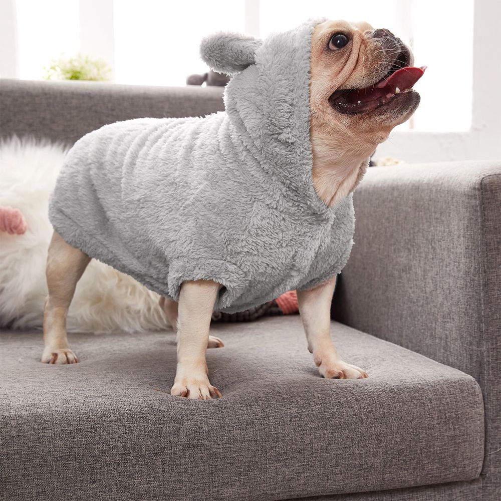 Áo Khoác Có Nón Giữ Ấm Mùa Đông Cho Thú Cưng Nhiều Màu Sắc