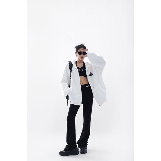 Áo khoác dây kéo HOODIE ZIP MINIMALISM THIÊN THẦN - Tentenboutique ( LƯU Ý BO TRÊN TAY LÀ BO VẢI ) from unisex nam và nữ