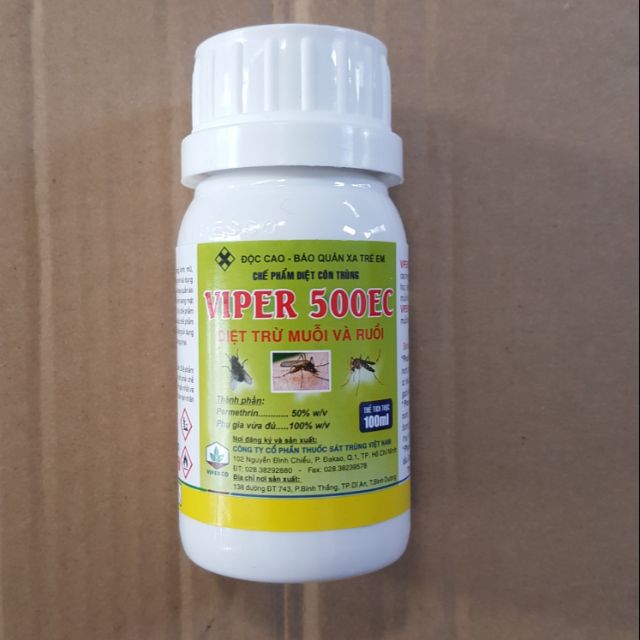 VIPER 500EC diệt trừ muỗi và ruồi