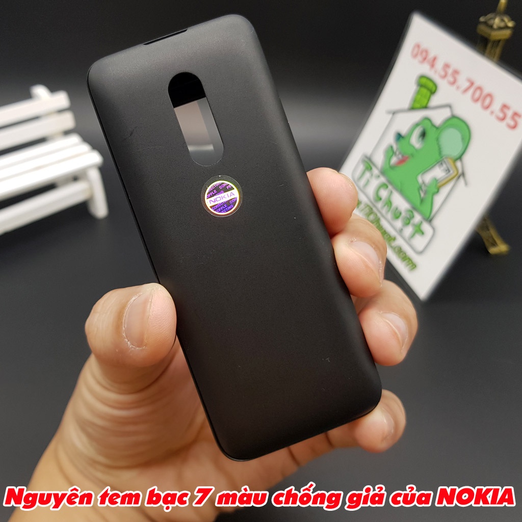 [Model sạc chân kim] Vỏ phím NOKIA 105 1 sim 2013 ZIN Nguyên Tem Bạc + RON