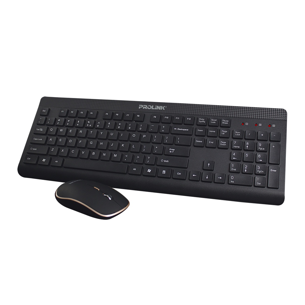 Bộ bàn phím và chuột vi tính không dây Prolink PCWM7003 - Hàng phân phối chính hãng