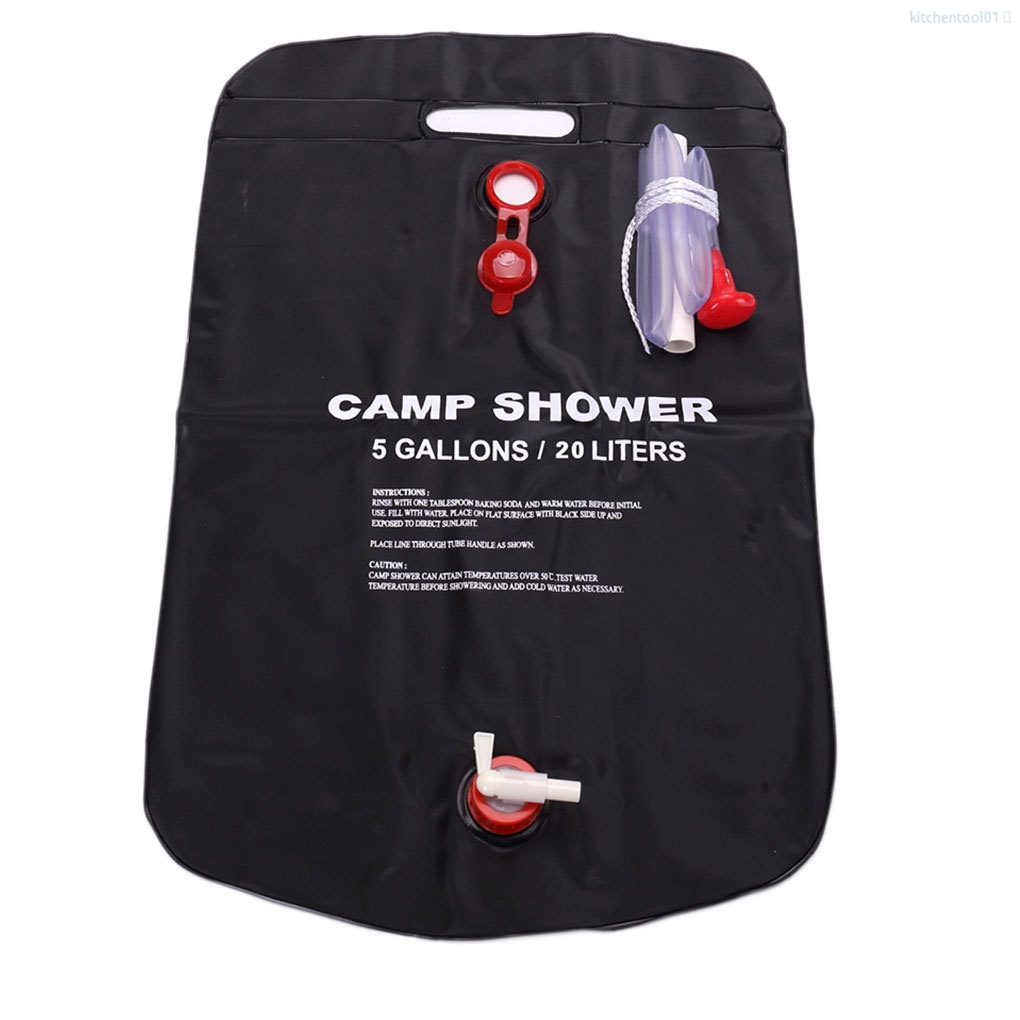 Túi đựng nước dung tích 20l sử dụng năng lượng mặt trời tiện dụng mang đi cắm trại