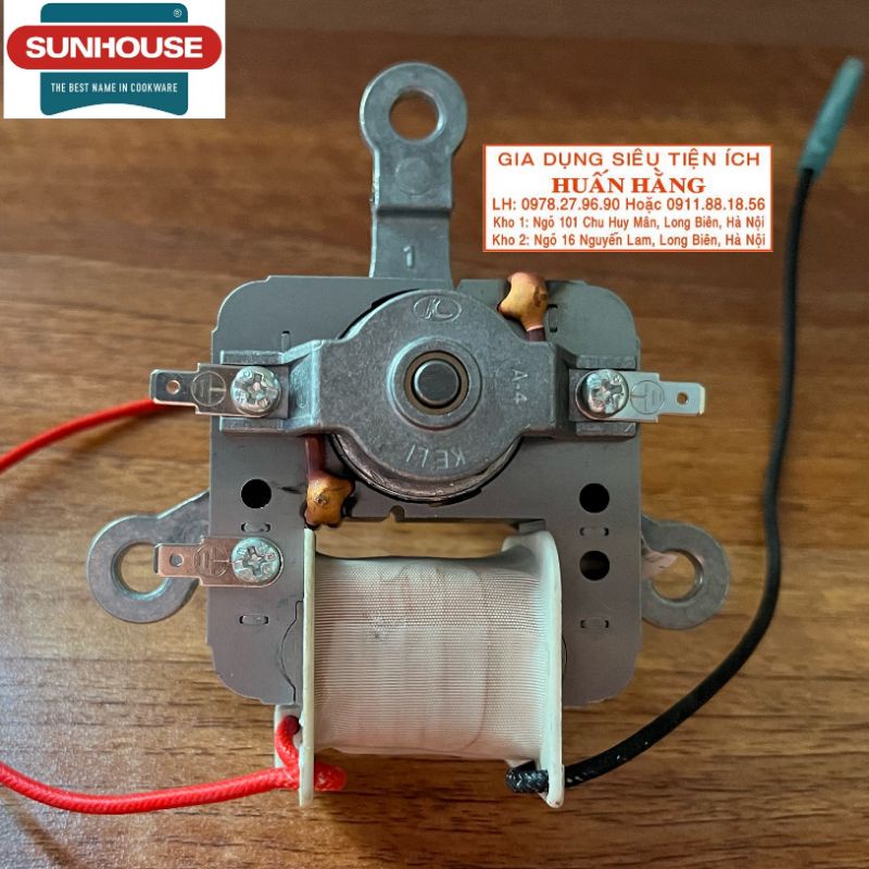 (Phụ kiện chính hãng) Động cơ quạt gió, Thanh nhiệt nồi chiên không dầu Sunhouse MAMA SHD4086