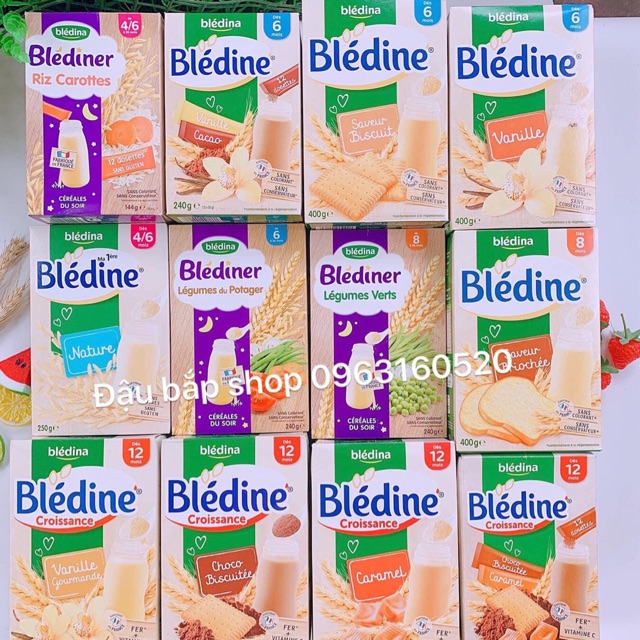 Bột lắc sữa Bledina Pháp cho bé từ 4m mẫu mới thumbnail