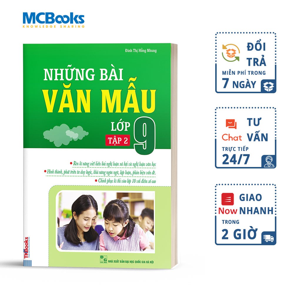 Sách - Những Bài Văn Mẫu Lớp 9 Tập 2 - Dành Cho Học Sinh THCS