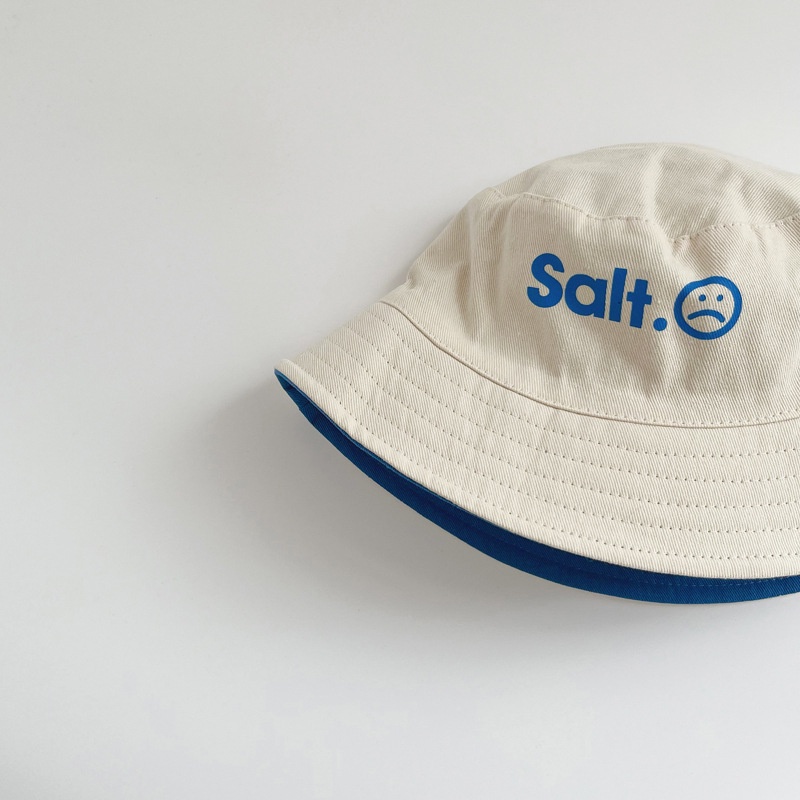 Nón tai bèo hai mặt in chữ đơn giản thời trang cho bé