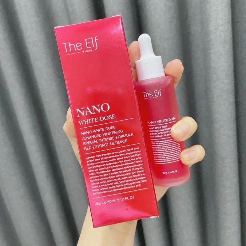 Siêu phẩm trắng da mờ thâm tinh chất serum và kem dưỡng The Elf thái lan