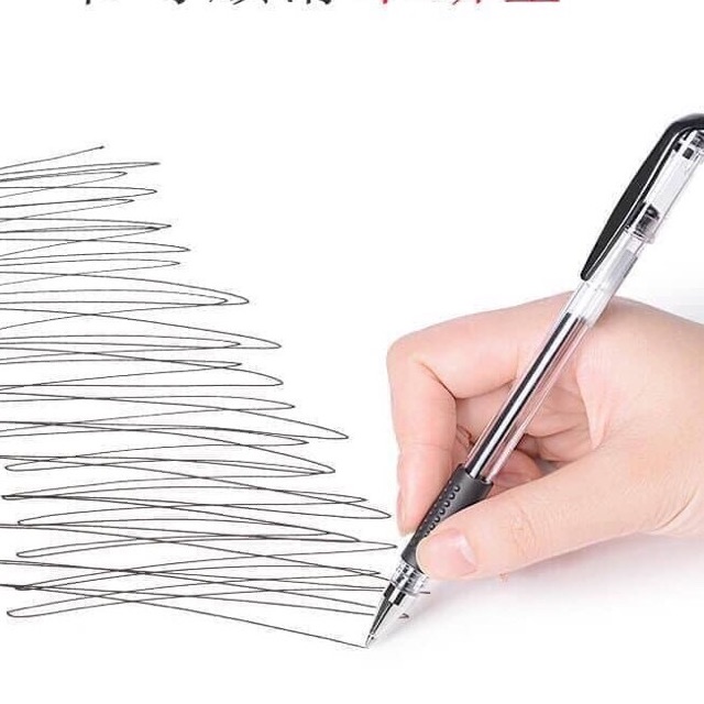 Bút bi -bút gel nước văn phòng 0.5mm cao cấp mực đều