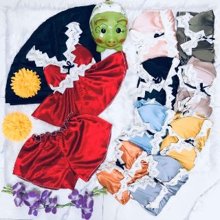 Bộ đồ ngủ 2 dây phi lụa phối ren sexy, xinh xắn