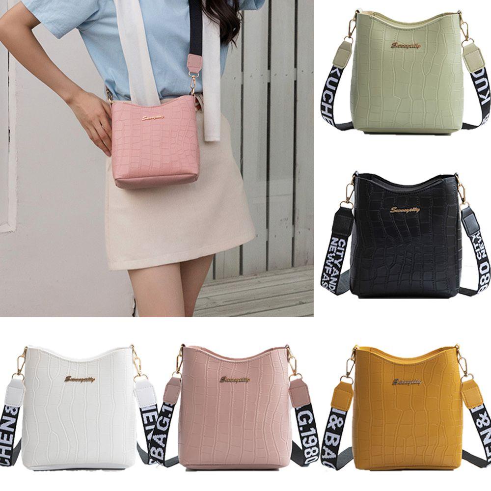 Túi Đeo Chéo Da PU Vân Da Cá Sấu Thời Trang Cho Nữ