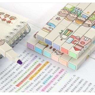 Sticker Nhãn Dán Bút Highlight Đáng Yêu