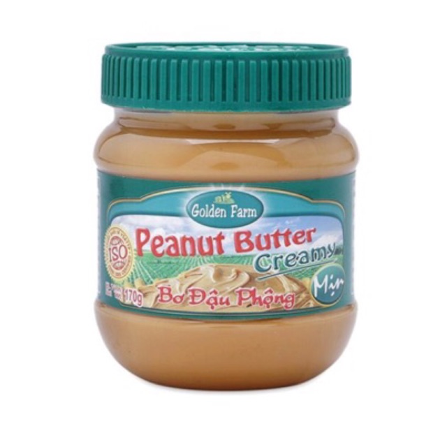 Bơ Đậu Phộng Mịn Golden Farm 170g