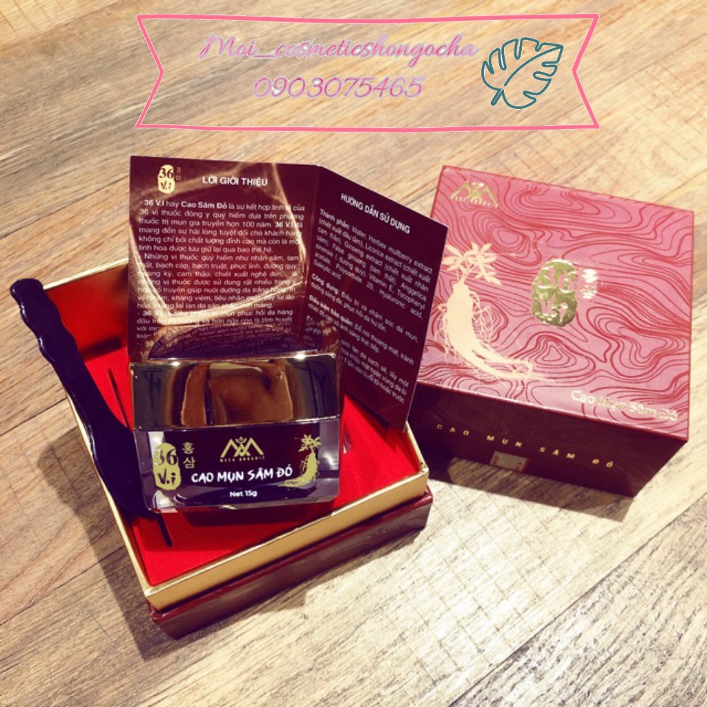 [CHÍNH HÃNG 💯%] 36VỊ - CAO MỤN SÂM ĐỎ 15GR | BigBuy360 - bigbuy360.vn