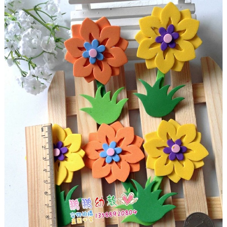 Cây hoa nhỏ trang trí mầm non, đồ dùng mầm non 🌻SHOP MẦM NON NHƯ Ý🌻