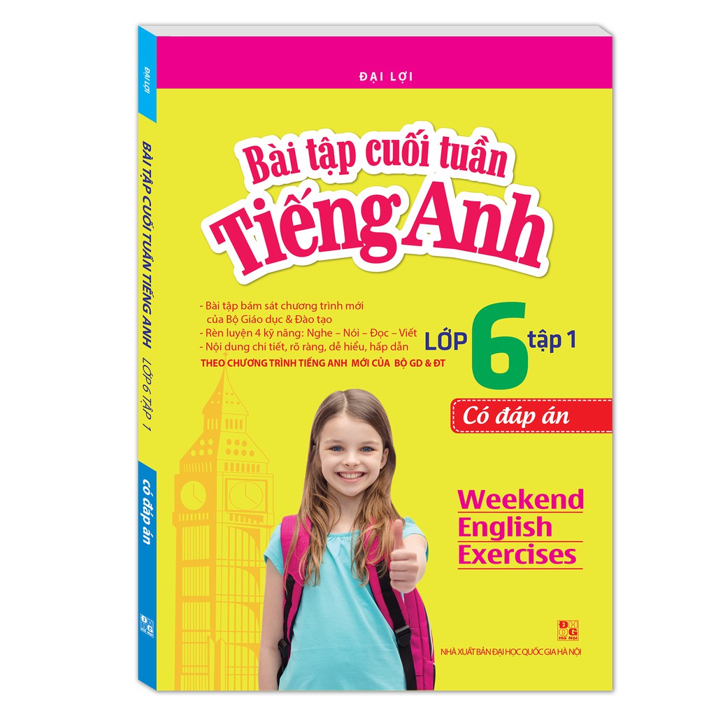 Sách - Bài tập cuối tuần tiếng Anh lớp 6 (trọn bộ 2 tập)