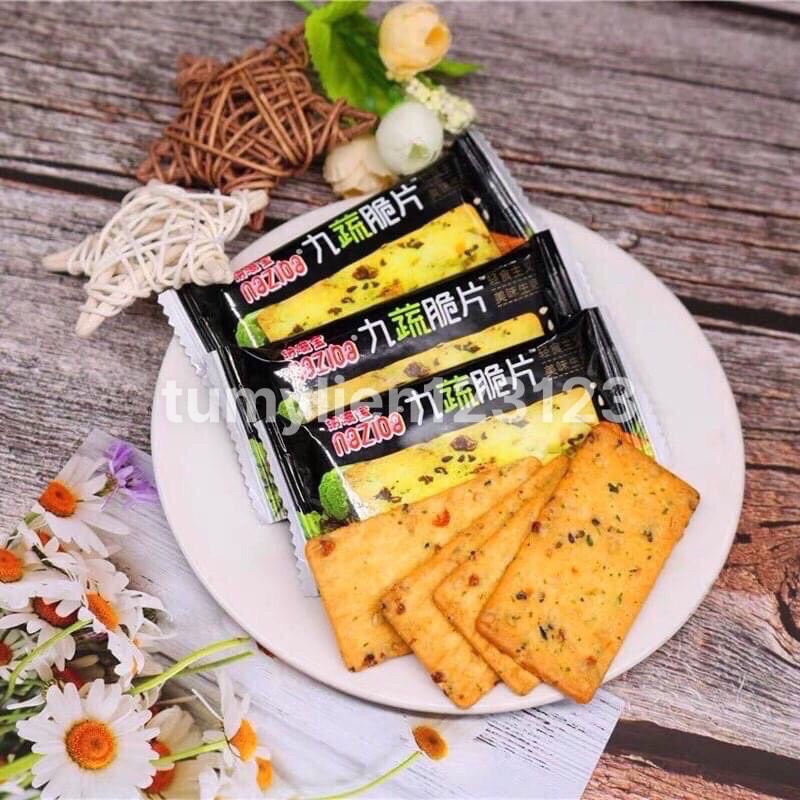 Bánh Quy Giòn Đài Loan Naziba Vị Rau Củ (Gói 288g)