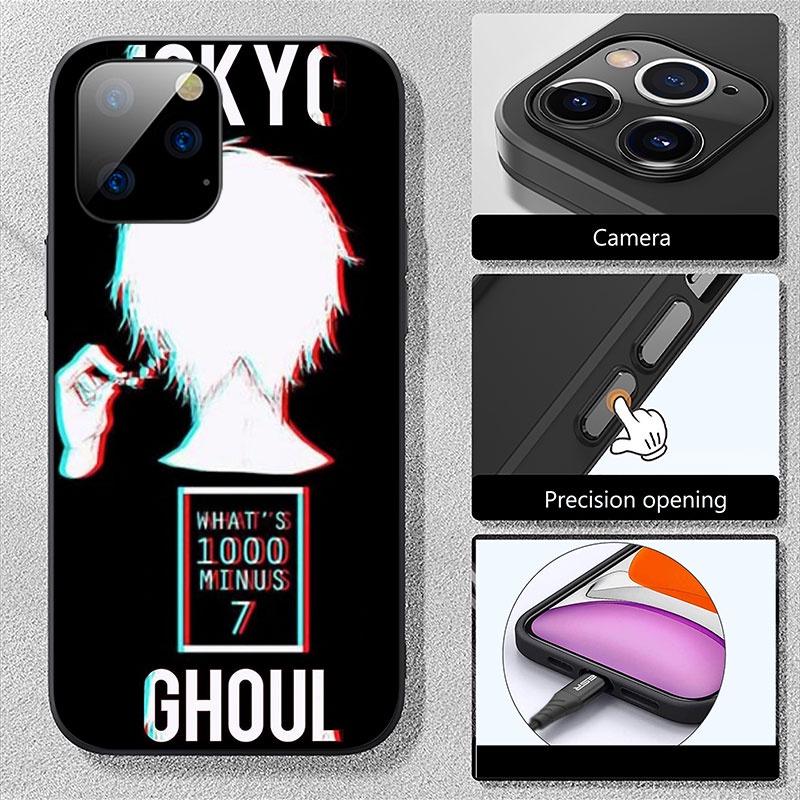 Ốp Điện Thoại Dẻo Họa Tiết Hoạt Hình Tokyo Ghoul Cho iPhone 13 12 Pro Max Mini XS Max X FO88