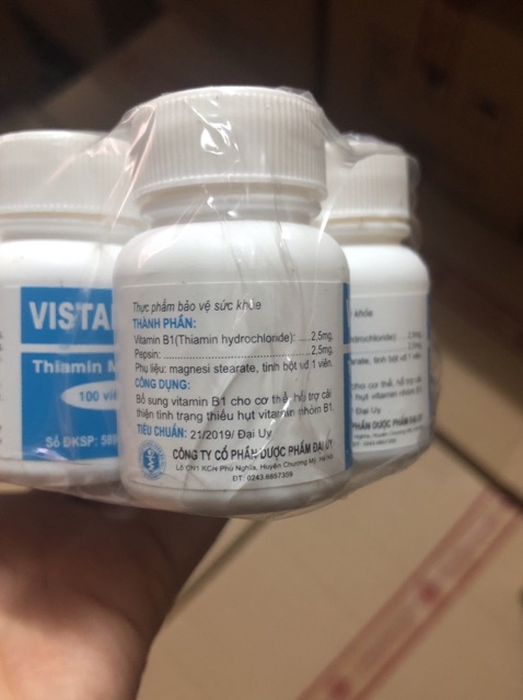 Combo 10 lọ vitamin B1 Đại Uy