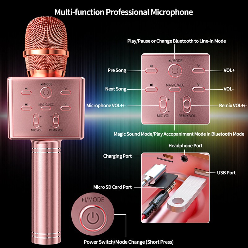 Micro Bluetooth Màu Vàng