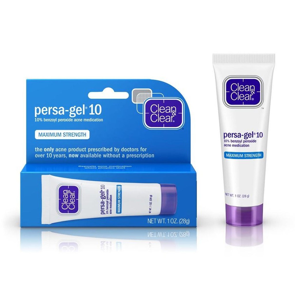 KEM MỤN BENZOYL PEROXIDE CLEAN-CLEAR PERSAGEL10 CHÍNH HÃNG