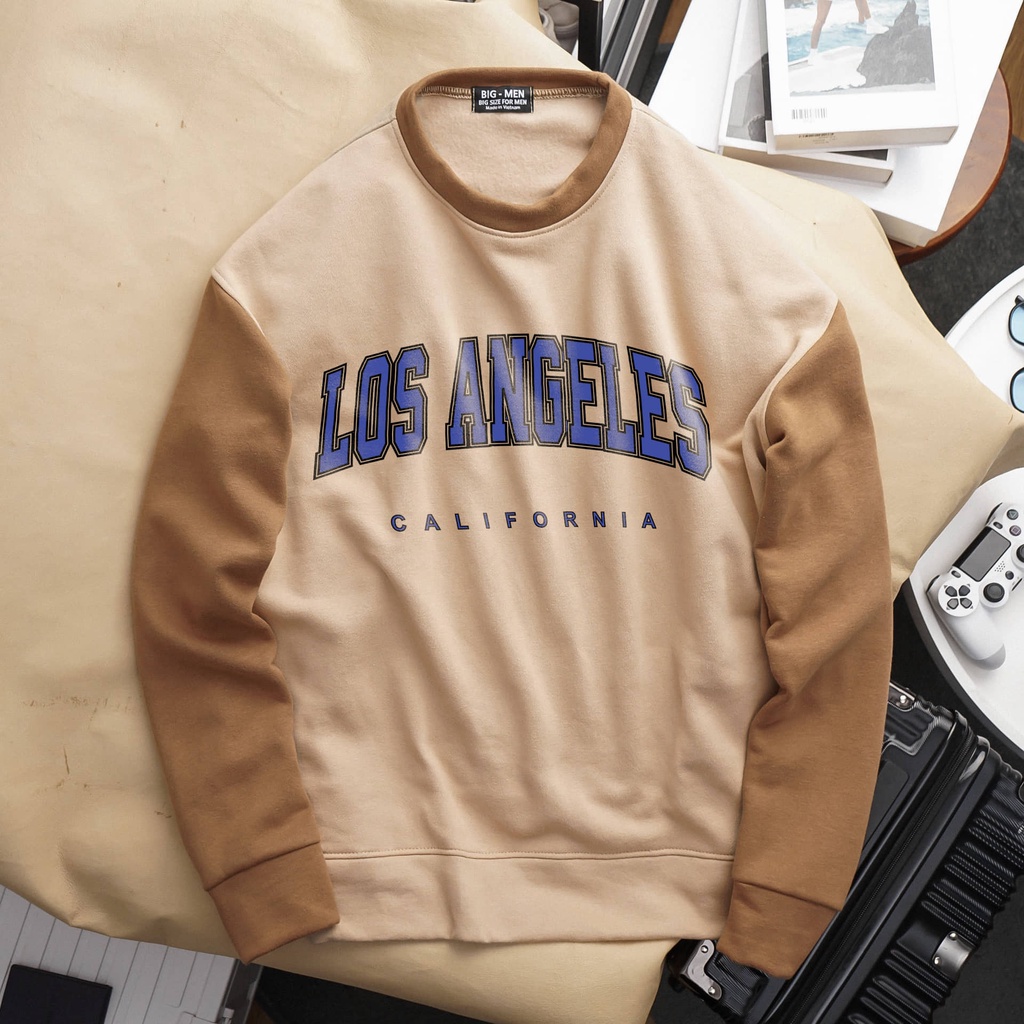 [bigsize] Áo sweater in chữ bigsize nam nữ 80-140kg