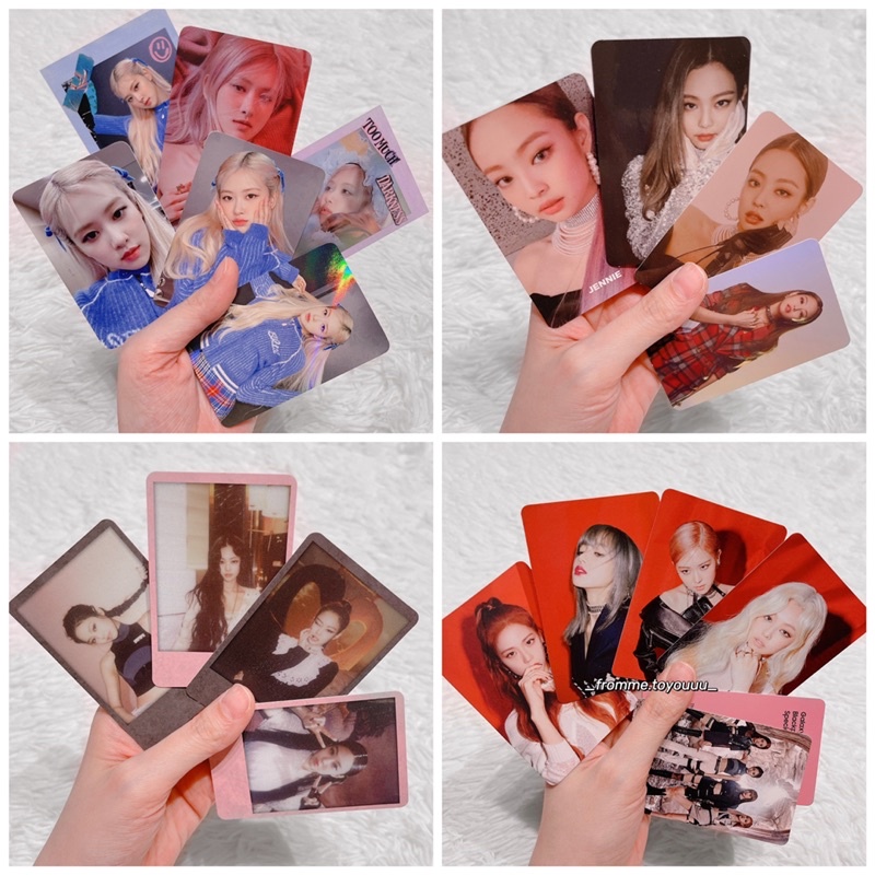 Ảnh photocard Jennie Rosé Lisa Jisoo card BLACKPINK chính hãng