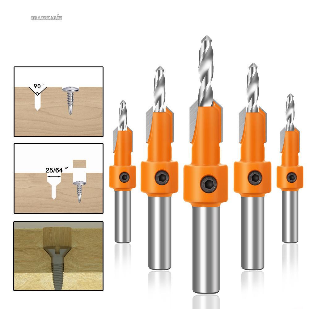 Countersink Drill Hole opener Woodworking For wood Aluminum alloy screws