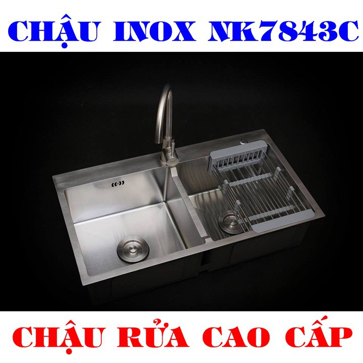 CHẬU RỬA BÁT INOX NK7843C