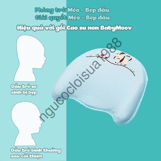 【SIÊU TRỢ GIÁ】Gối Cao Su Non Cho Bé - Chính Hãng  Babymoov