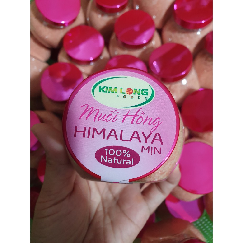 Muối hồng / muối hồng Himalaya hạt mịn nấu ăn, nấu sữa, ngâm chân thải độc, tẩy tế bào chết, xóa bọng mắt