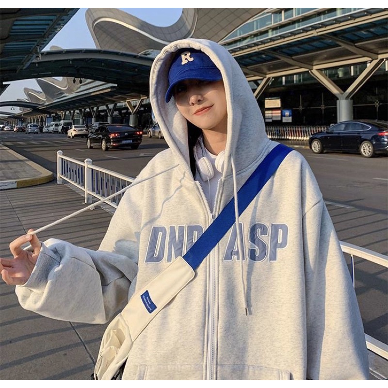 Áo khoác hoodie zip nam nữ chất nỉ bông 2 lớp dày đẹp in hình DNR