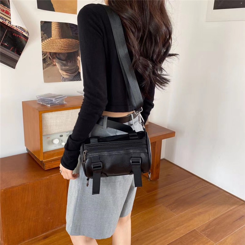 Túi  trống mini du lịch đeo chéo da xách tay nam nữ trước ngực đi chơi mini nhỏ thời trang cute dễ thương | BigBuy360 - bigbuy360.vn