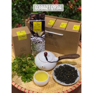 Trà Ngâu - trà Tân Cương Thái Nguyên ướp hoa ngâu sạch - tự nhiên 100% loại đặc biệt, sấy lạnh đóng hộp 50g, 100g.
