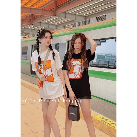 Áo thụng ngựa ô vuông cam TC6