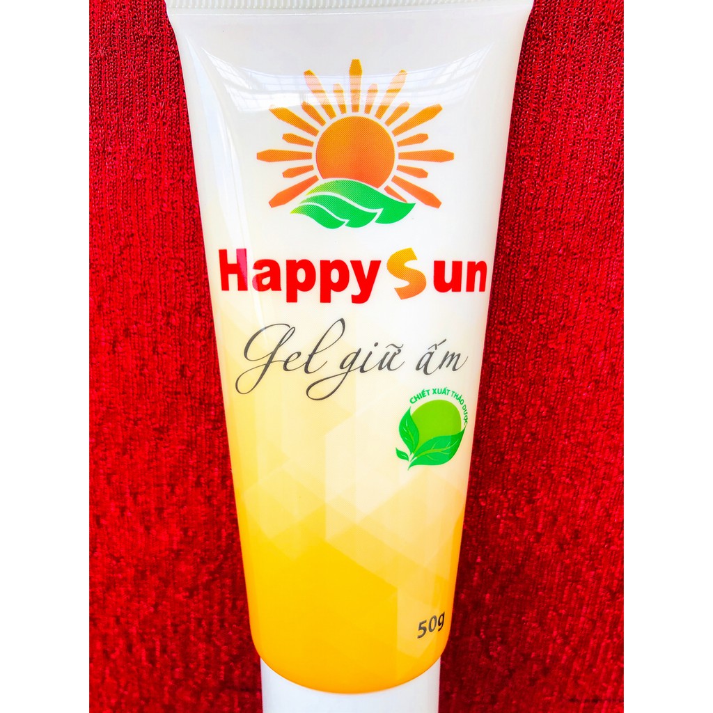 Gel giữ ấm cơ thể Happy Sun trọng lượng 50g (hàng công ty đã được kiểm nghiệm an toàn)