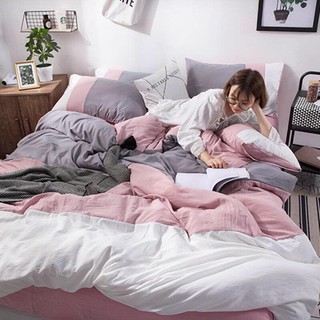 Set chăn ga gối đũi cotton