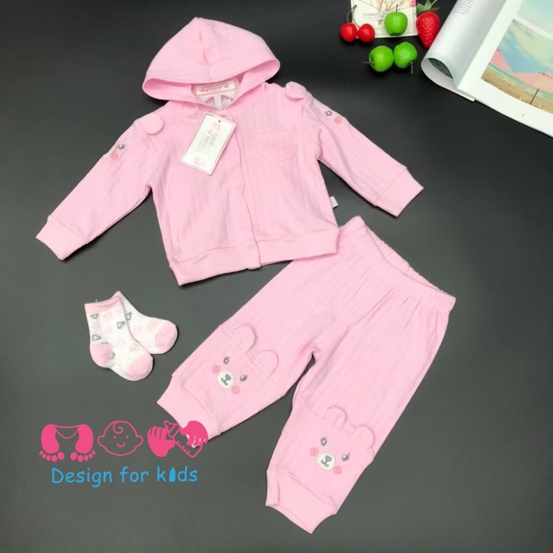 Bộ chần bông mỏng siêu xinh xuất dư xịn cho bé trai và bé gái