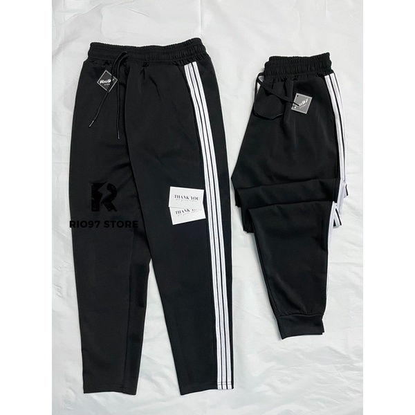 Quần Thể Thao 3 Sọc Cho Cả Nam Và Nữ Chất Vải Polyester Cao Cấp Form Chuẩn RIO97 STORE