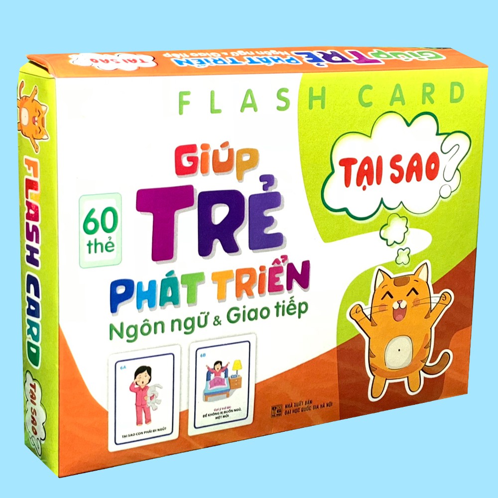 Bộ Thẻ Học Thông Minh Flashcard Giúp Bé Giải Đáp Thắc Mắc Về Những Câu Hỏi "Tại Sao"